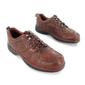 Clarks Active Air Brown‎ Leather Lace Up Comfort Casual Shoes Mens Size 9.5M
